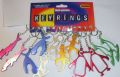 12 Novelty metal bottle opener keyrings Part No.617